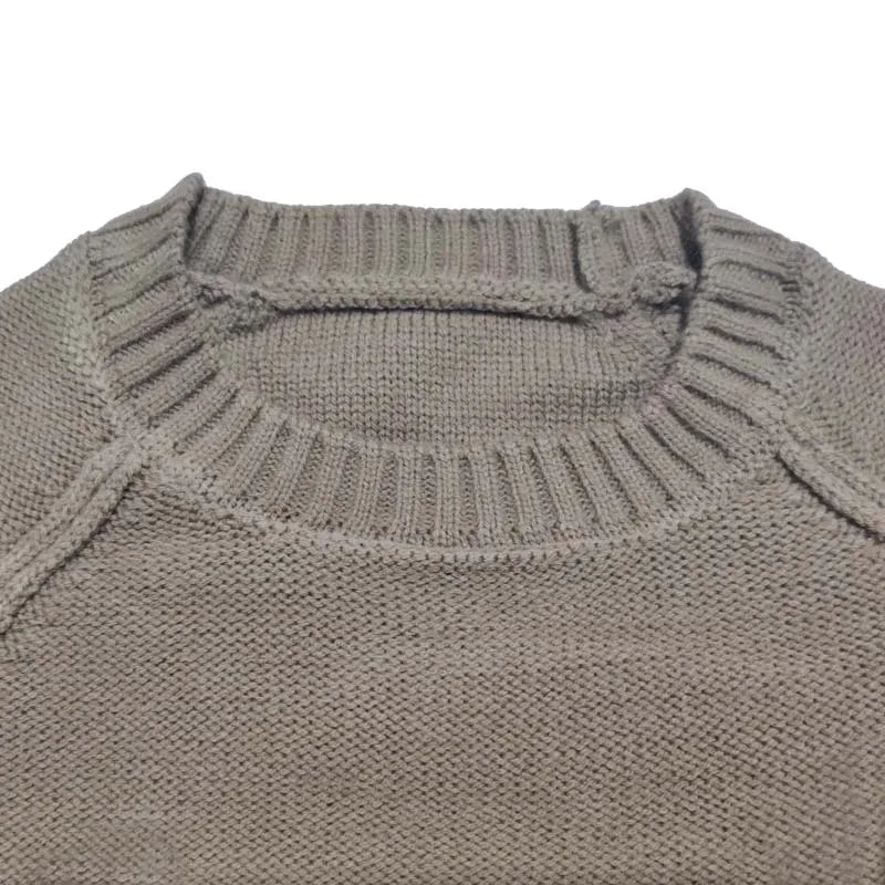 Autumn Winter Solid Sweater Men New Casual Slim Fit Mens Knitted Sweaters Comfort O-Neck Knitwear Pullover Men S-3XL Pull Homme