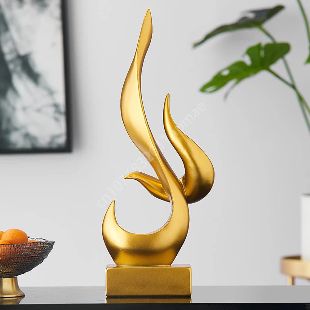 Modern Living Room Creative Home Decoration Modern Abstract Art Ornaments Office Resin Ornaments Sculpture Desktop Decoration