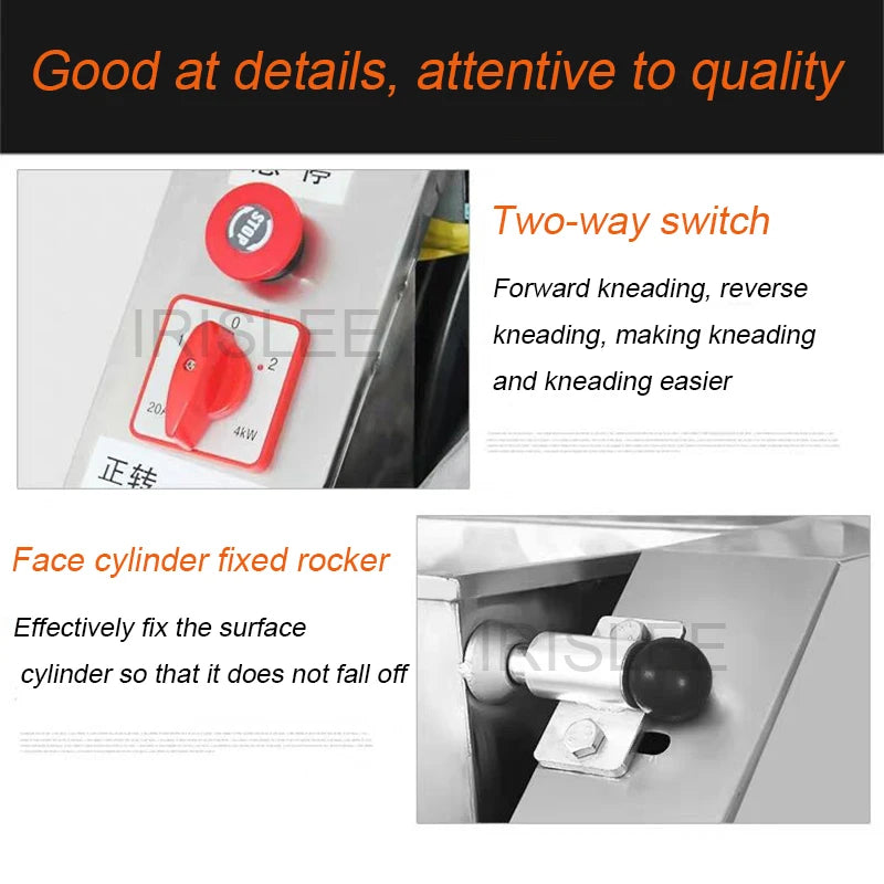 Kitchen Food Mixers Dough Kneading Machines Flour Bread Mixers Ferment Machine Cream Egg Whisk Cake Dough Kneader Bread Maker