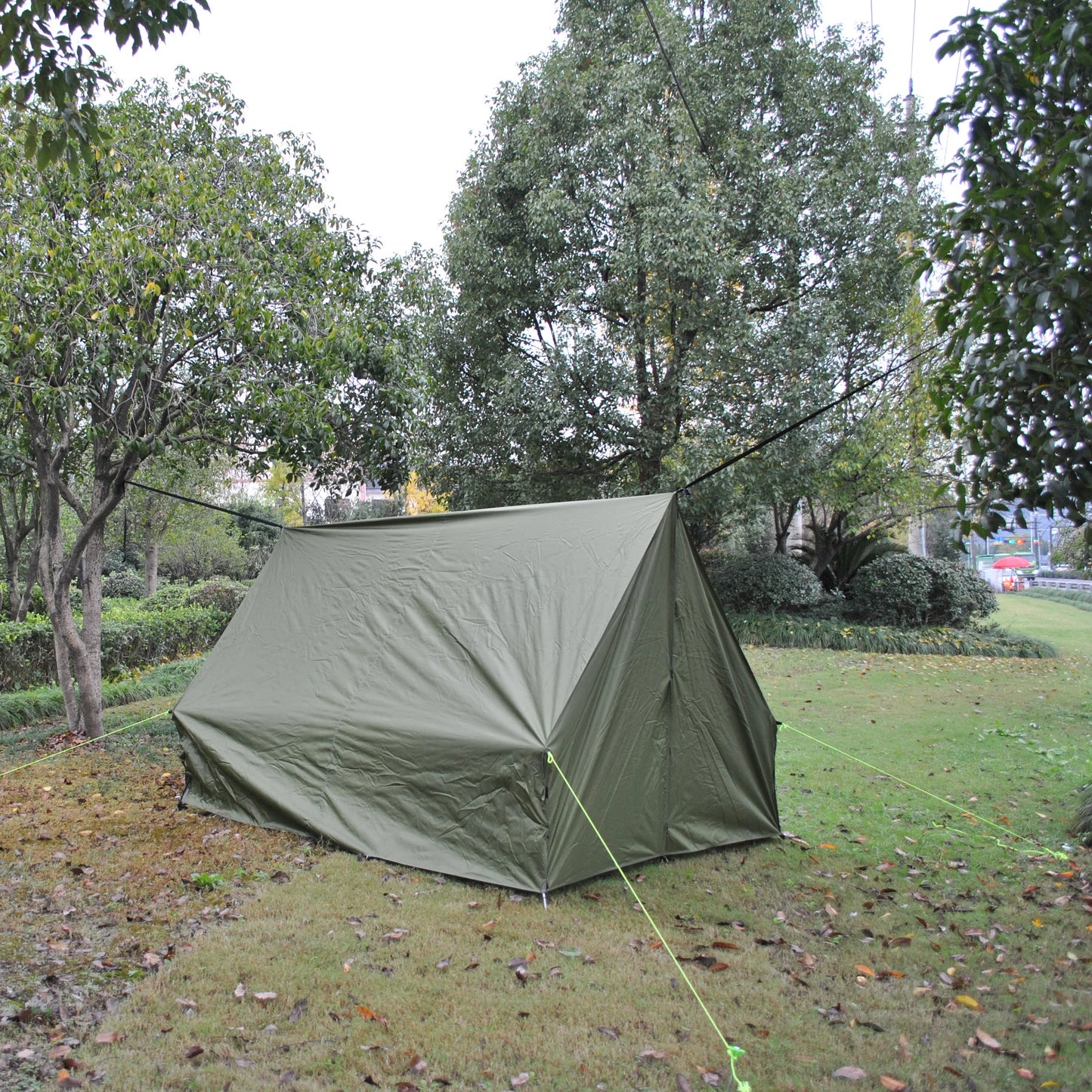 Waterproof Camping Tarp Tent, Multi-Use A Character Type Rainfly Tent,Rain Fly Tarp,Multi-use Tree Tent, CZX-301B, Hot Selling