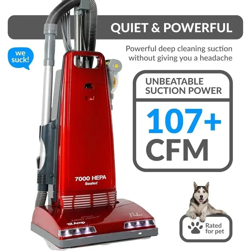 Upright Vacuum Cleaner, Sealed Filtration, home appliance Electric Sweeper Cleaning Appliances