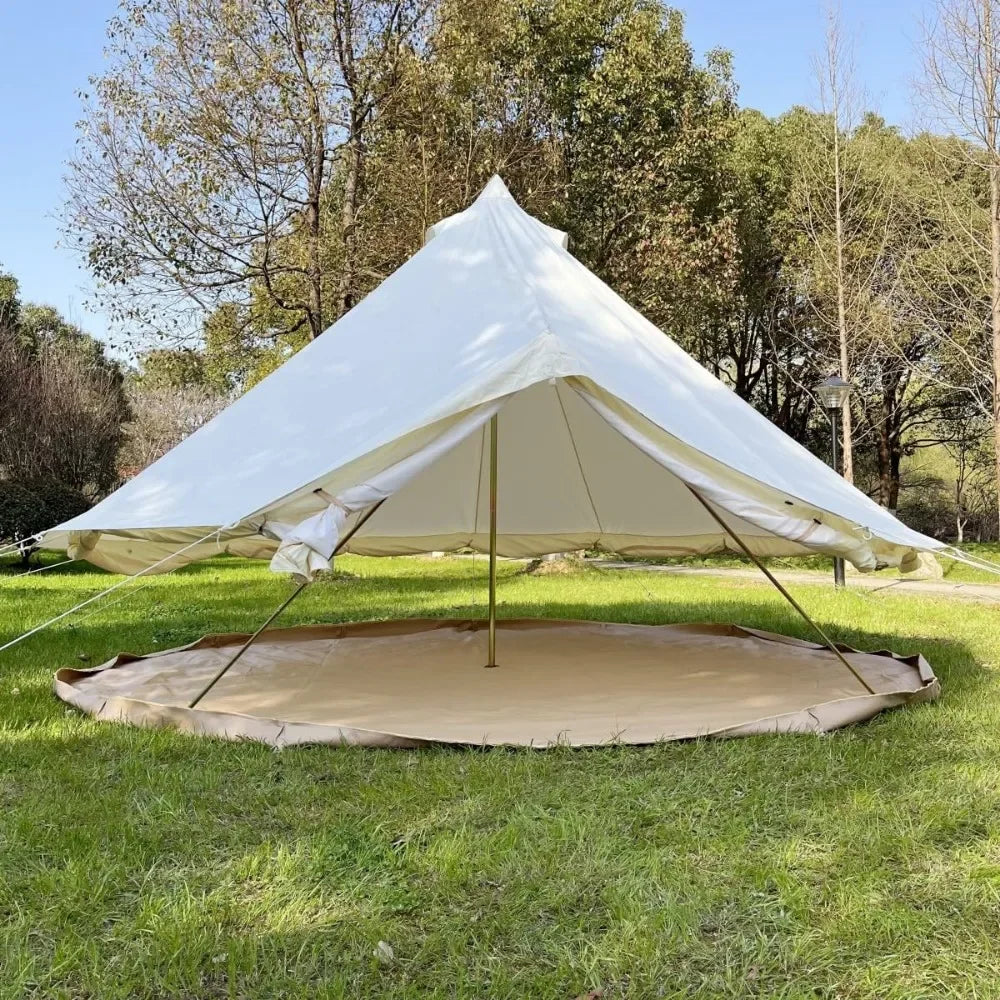 4 Meters Outdoor hunting camping picnic Oxford luxury yurt bell tent is suitable for camping and easy to build tents.