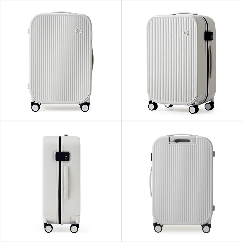 Mixi New Design Hardside Rolling Luggage Men Women Travel Suitcase 100% PC with Spinner Wheels TSA Lock Trolley 20 24 26 M9268