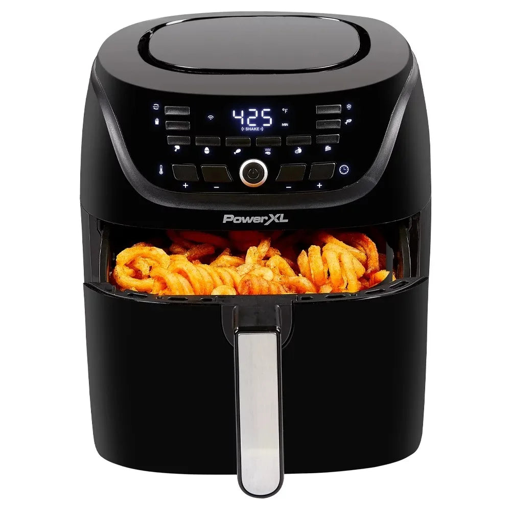 8-Qt Digital Vortex Air Fryer with 10 Quick-Touch Presets, Black,airfryer machine , cuisine , cuiseur electrique multifonction