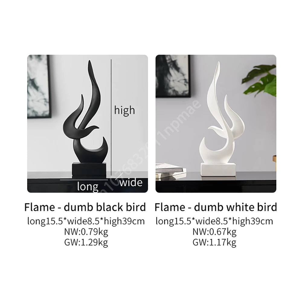 Modern Living Room Creative Home Decoration Modern Abstract Art Ornaments Office Resin Ornaments Sculpture Desktop Decoration