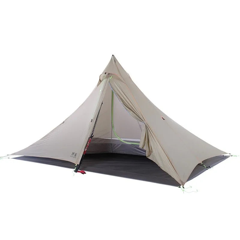 ASTAGEAR Fengyin 2P Tent Pyramid Lightweight Outdoor Waterproof Snow Camping Hiking 20D Tear-resistant Nylon Double Person Tent