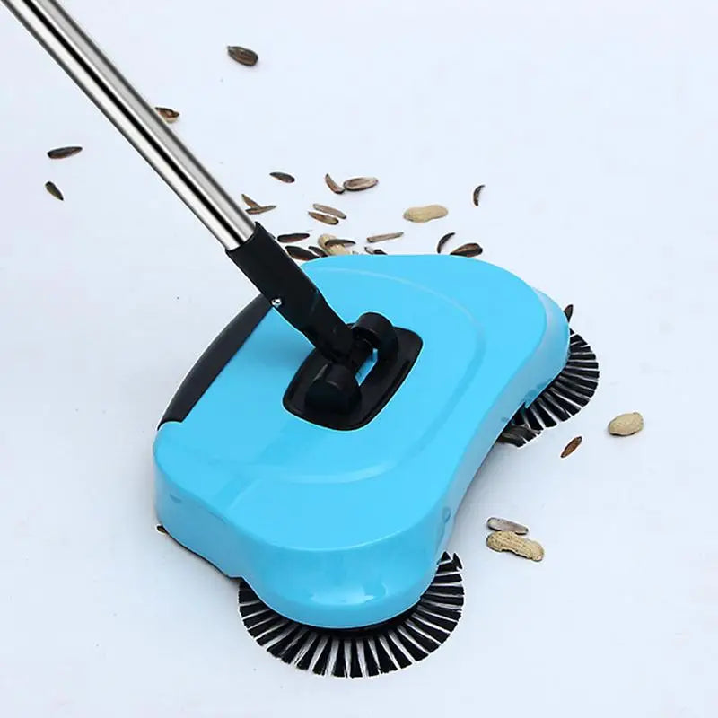 3 Ins1 Multifunctional Hand-push Sweepers Non Electric Adjustable Handle Carpet Floor Sweepers Machine For Pet Hair Loose Debris