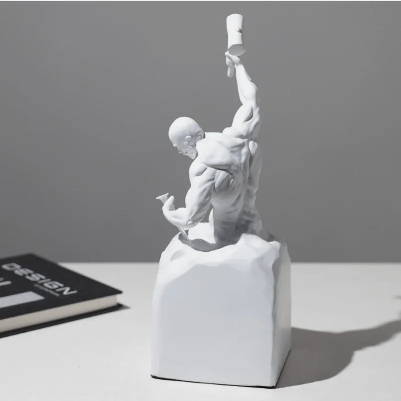 Modern Art Figure Sculptures, Home Decor, Living Room, Carving, Inspiring Soft Decoration, Self Sculpting Figure Sculptures