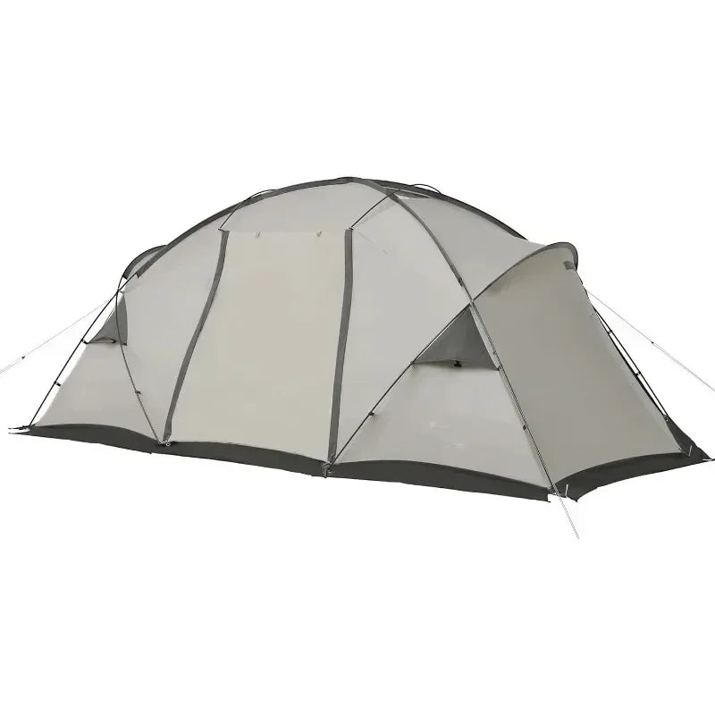 Massif Hot Tent with Stove Jack 4 Season Tent Camping Tent UPF50+ Waterproof Windproof Winter Tent with Room and Hall
