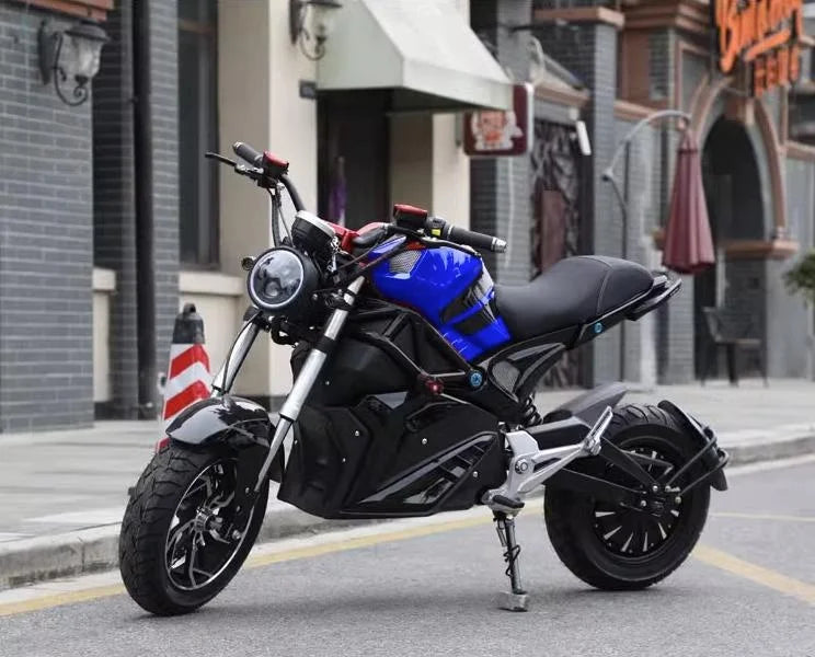 Cheaper Electric Motorcycle 2000W 72V 20AH SKD electric mountain bike With Disc Brake e Moped Scooter
