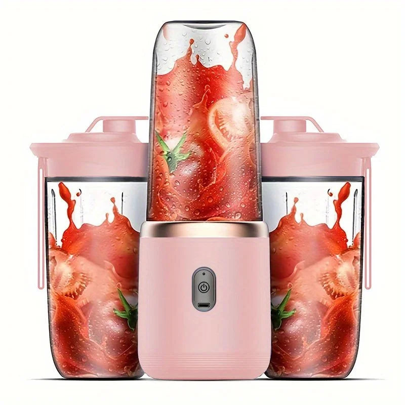 400ml Portable Juicer Blender Electric Fruit Juicer USB Charging Lemon Orange Fruit Juicing Cup Smoothie Blender Machine