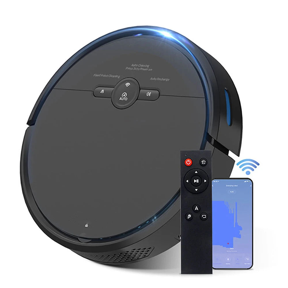 Robot Vacuum Cleaner Auto Charging App Control Water Tank Wet Robot Vacuum Cleaner Electric Sweeper
