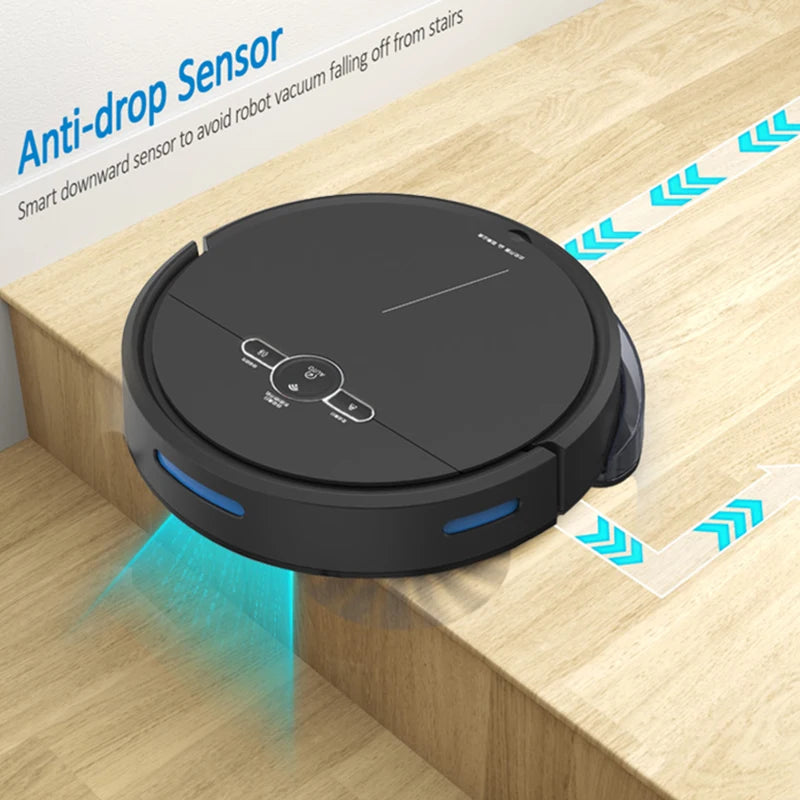 Robot Vacuum Cleaner Auto Charging App Control Water Tank Wet Robot Vacuum Cleaner Electric Sweeper