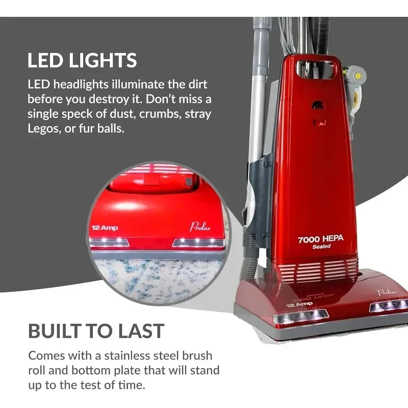 Upright Vacuum Cleaner, Sealed Filtration, home appliance Electric Sweeper Cleaning Appliances