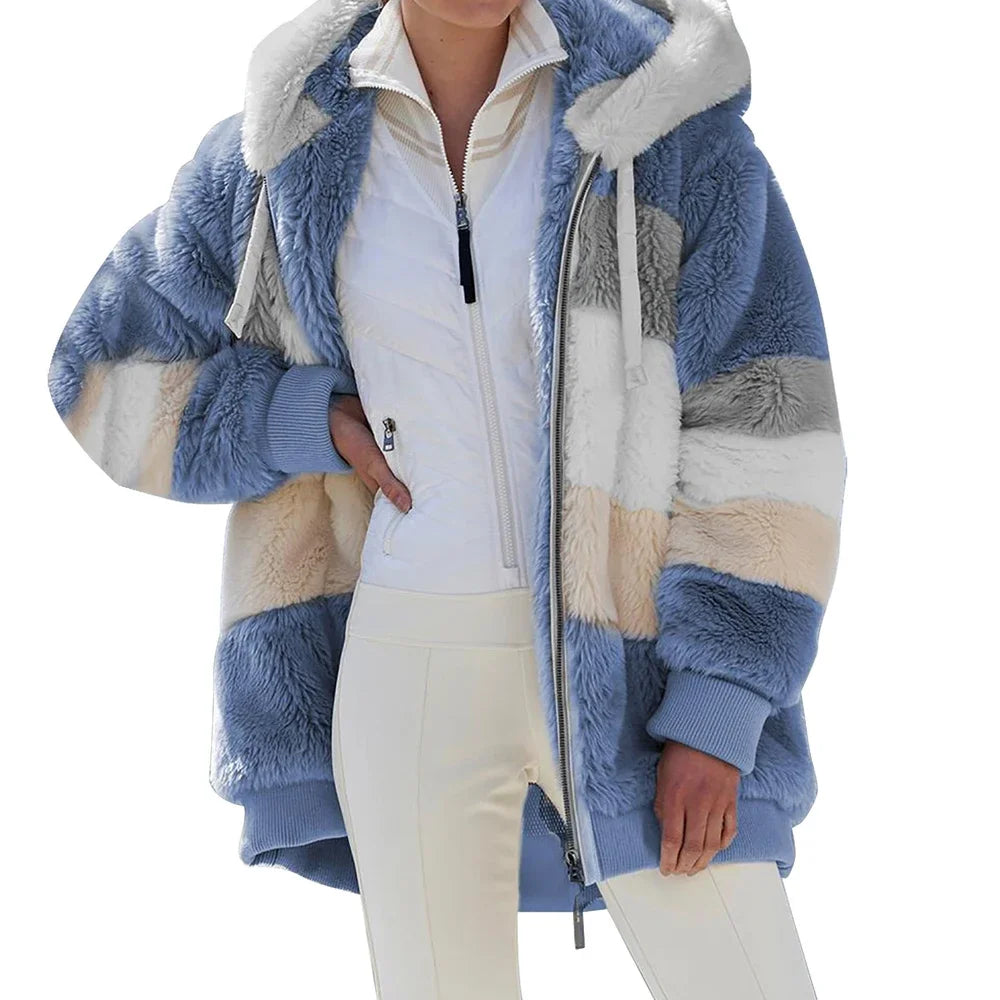 Winter Coat for Women Oversize 2024 Female Teddy Bear Coat Warm Thickening Fleece Faux Fur Coats Winter Jacket Women Plush Top