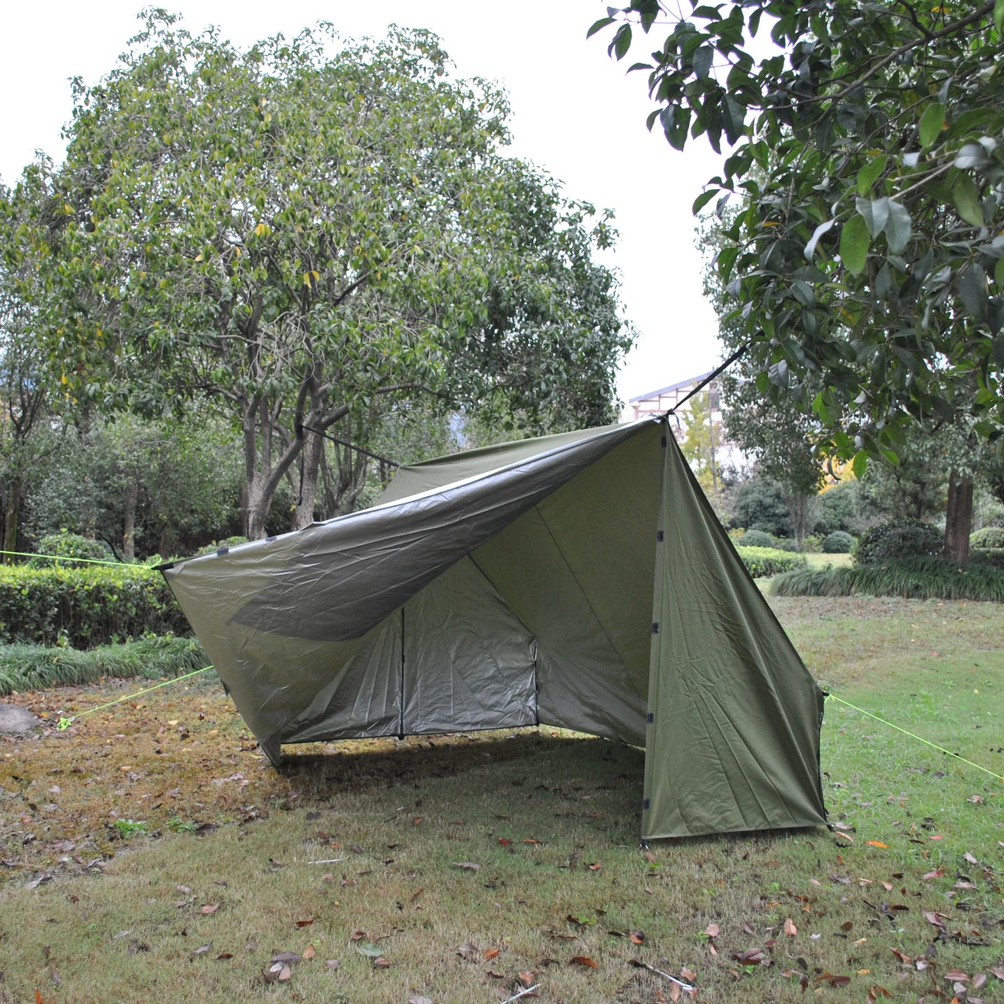 Waterproof Camping Tarp Tent, Multi-Use A Character Type Rainfly Tent,Rain Fly Tarp,Multi-use Tree Tent, CZX-301B, Hot Selling