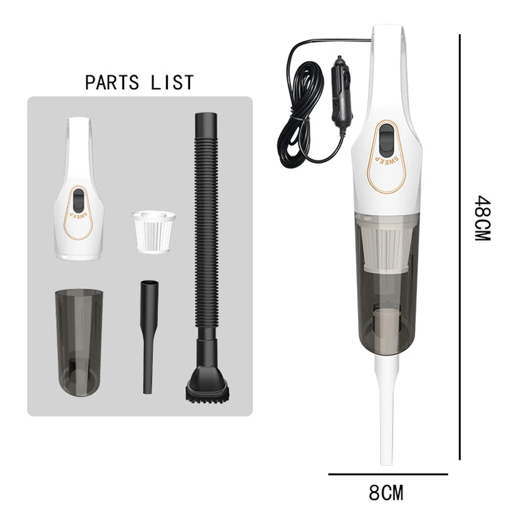 120W Mini Wireless Cleaning Machine USB Cordless Electric Sweeper Handheld Home Vacuum Cleaner For Floor Carpet Car 무선청소기 차량용청소기