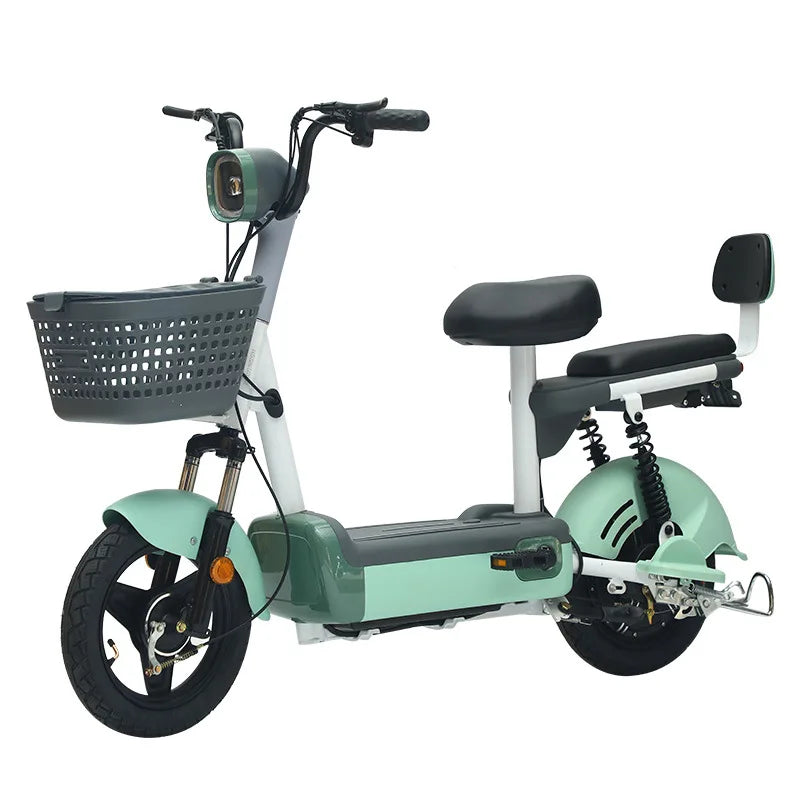 fashionable ckd 48V 350W electric bike scooters 12Ah moped electric motorcycle 30Km/H e bikes for adults electrical bike