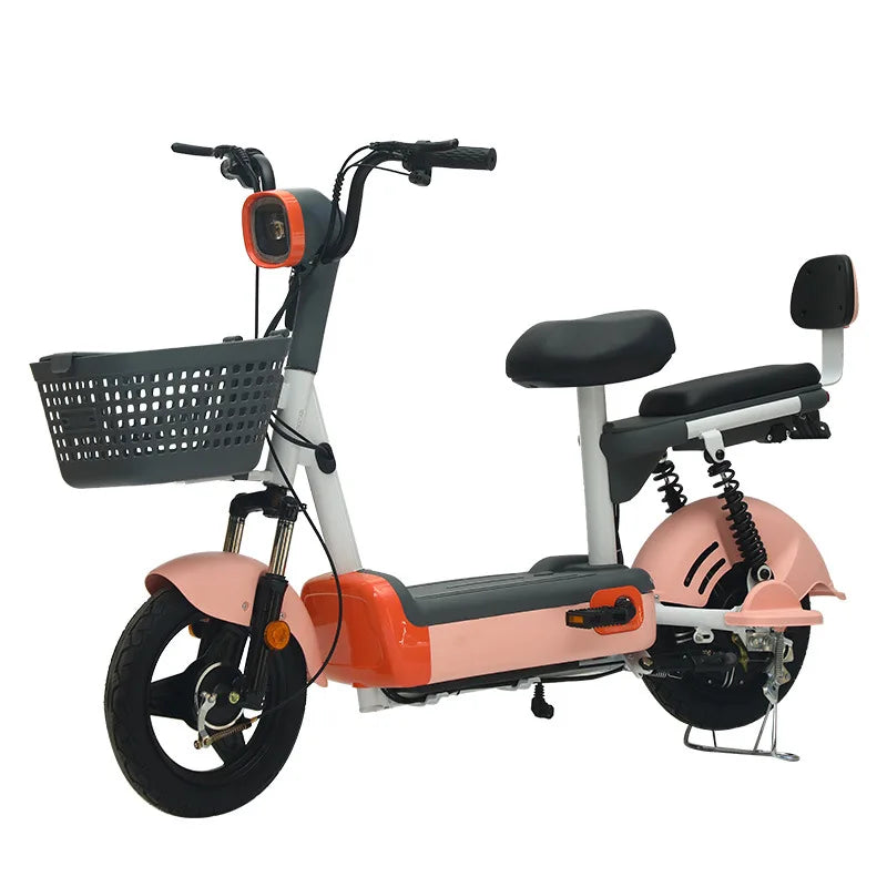 fashionable ckd 48V 350W electric bike scooters 12Ah moped electric motorcycle 30Km/H e bikes for adults electrical bike