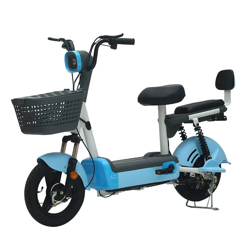 fashionable ckd 48V 350W electric bike scooters 12Ah moped electric motorcycle 30Km/H e bikes for adults electrical bike