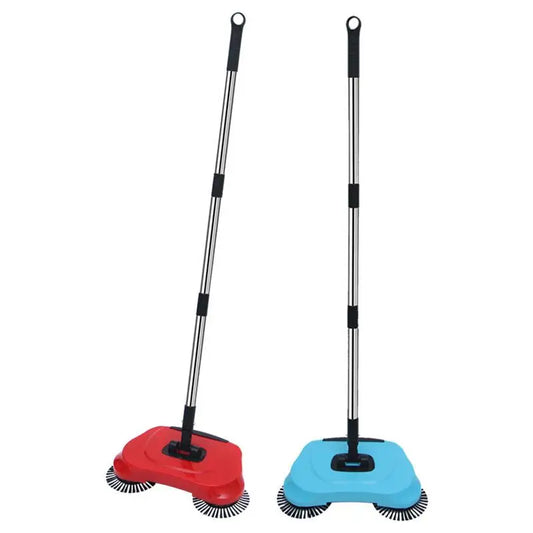 3 Ins1 Multifunctional Hand-push Sweepers Non Electric Adjustable Handle Carpet Floor Sweepers Machine For Pet Hair Loose Debris