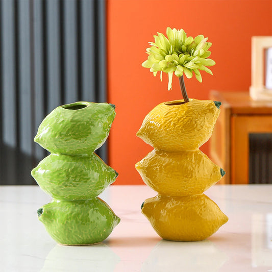 1 Piece Of Simulated Fruit Vase, Flower Arrangement, Creative Modern Style Home, Life, Horticultural Decorations