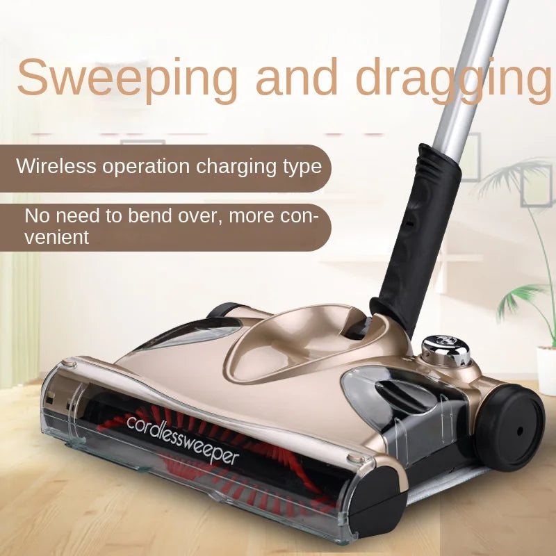 2023 New Sweeping and Mopping Vacuum Cleaner Hand Push Sweeping Robot Mop Floor Scrubber Machine Electric Floor Mops Sweeper