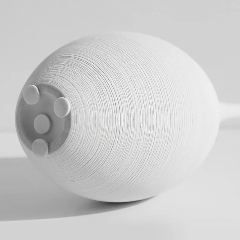Minimalist Handmade Art Zen Vase Ceramic Decoration Living Room Model Home Decoration Black and White Art Vase Hand Drawing Hot