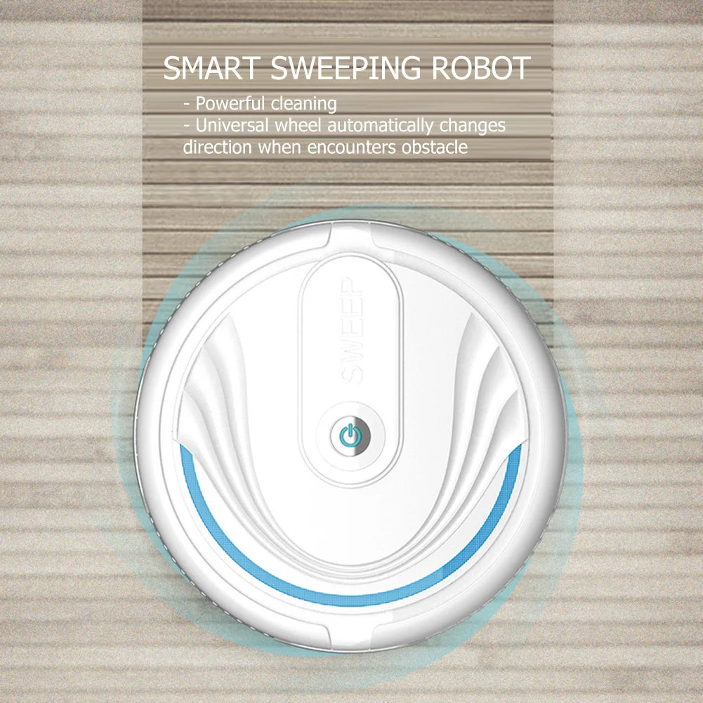 Smart Robot Vacuum Cleaner Automatic Floor Sweeping Robot Sweeper Electric Vacuum Cleaners House Cleaner Tool Without Battery