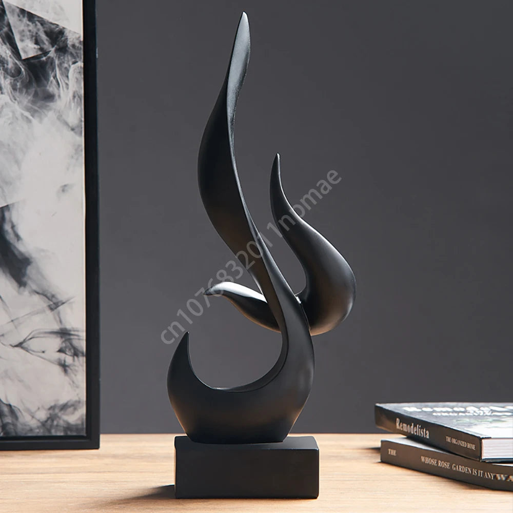 Modern Living Room Creative Home Decoration Modern Abstract Art Ornaments Office Resin Ornaments Sculpture Desktop Decoration